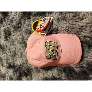 Chase Authentics Pink 20 Logo Baseball Cap Nascar
